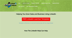 Desktop Screenshot of linkedinsalestraining.com